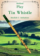 Method for Tin Whistle. Initiation Module in E-book or high-quality spiral-bound printed book. Content carefully prepared for initiation, presenting the instrument and its history, bringing the most important topics of posture, technique, fingerings, ornamentation and basic traditional articulation and techniques for interpretation, tight tone and control.
