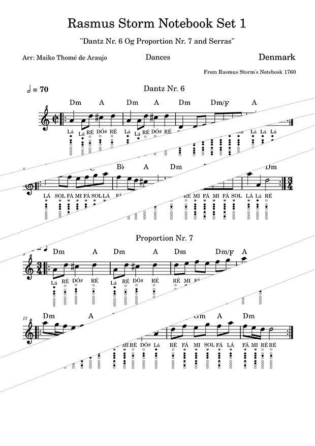 Thumbnail: Música Nórdica Volume 1 - Edição para Flauta Doce Soprano ou Tenor