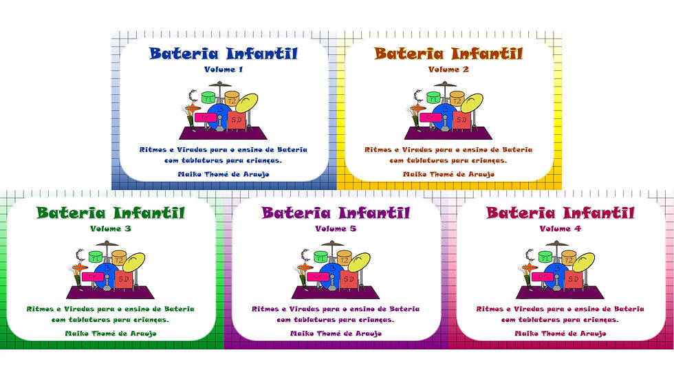 Drums for Kids - With 5 Volumes (e-book)