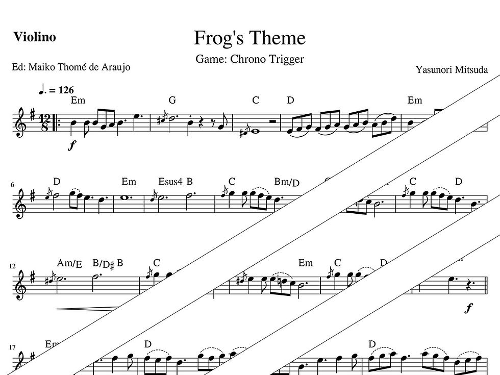 ChronoTrigger 9 - Frogs Theme - Maiko - Violino Sell Dowloads.jpg