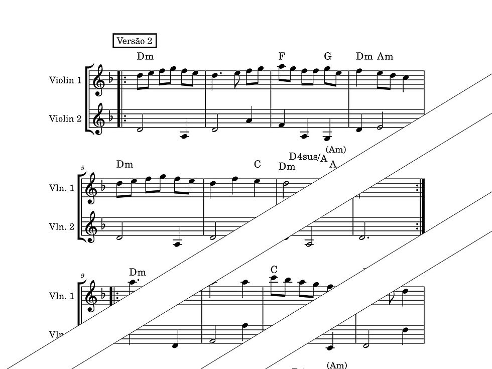 Tourdion - Violino Duet - D Minor 2-2 Sell Dowloads.jpg