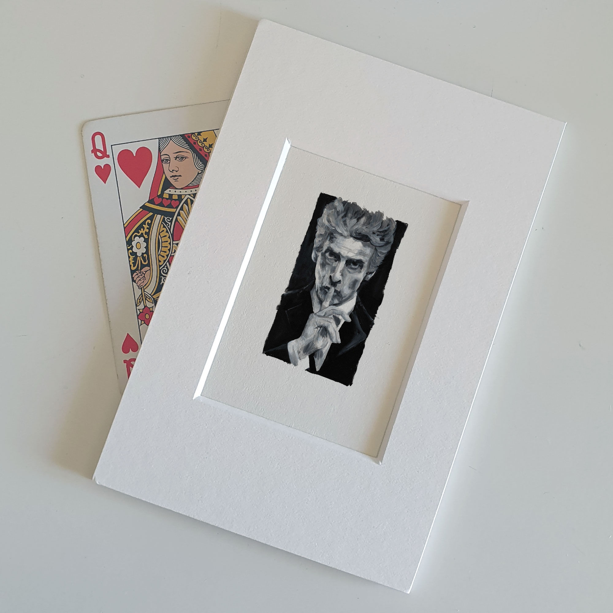 Doctor Who Peter Capaldi as the Whovian Icon - Miniprint