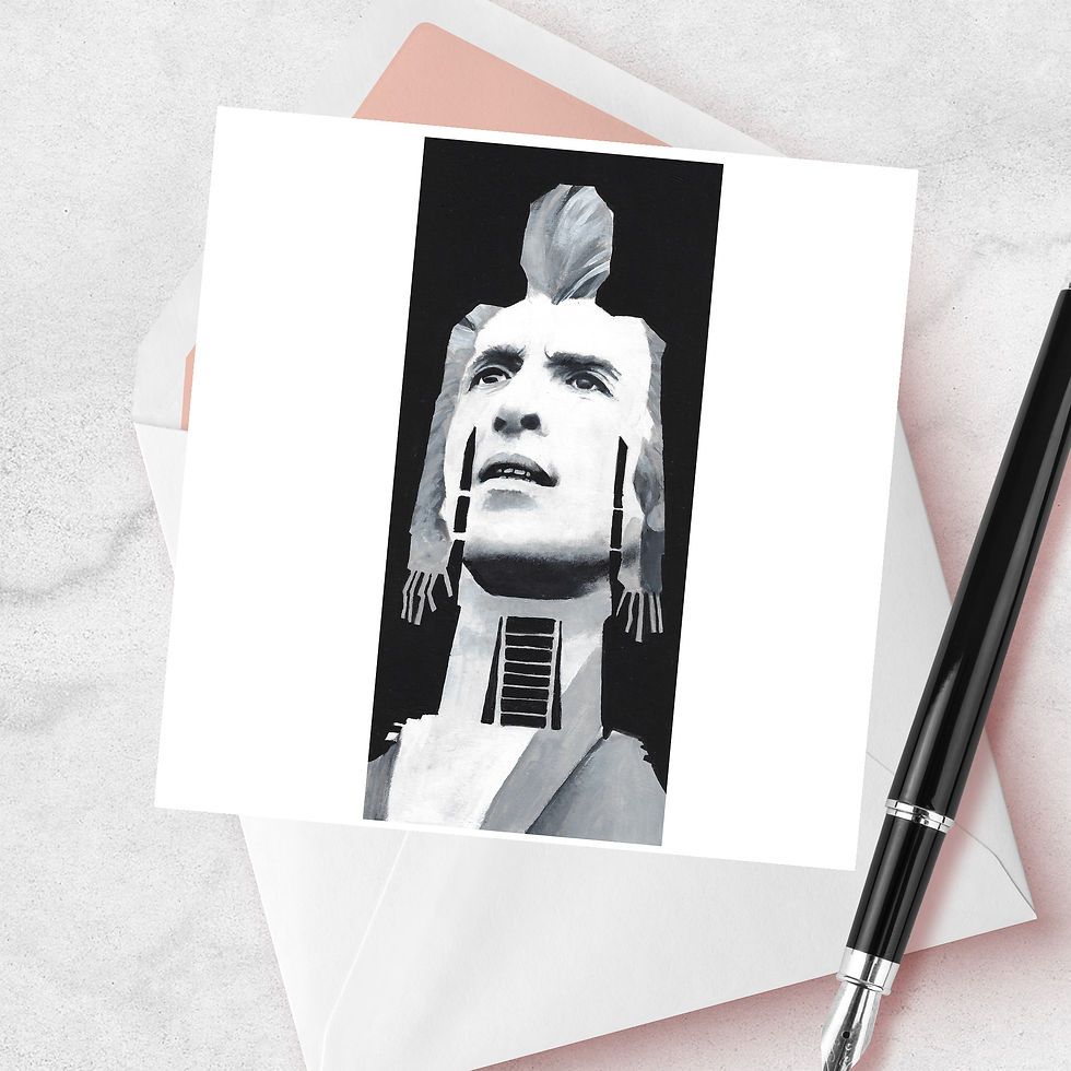 Wicker Man - Christopher Lee - Classic Folk Horror - Card