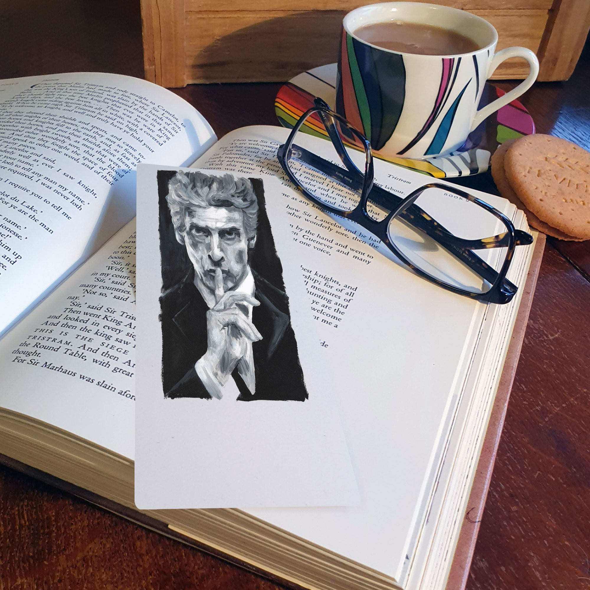 Doctor Who Peter Capaldi as the Whovian Icon - Bookmark