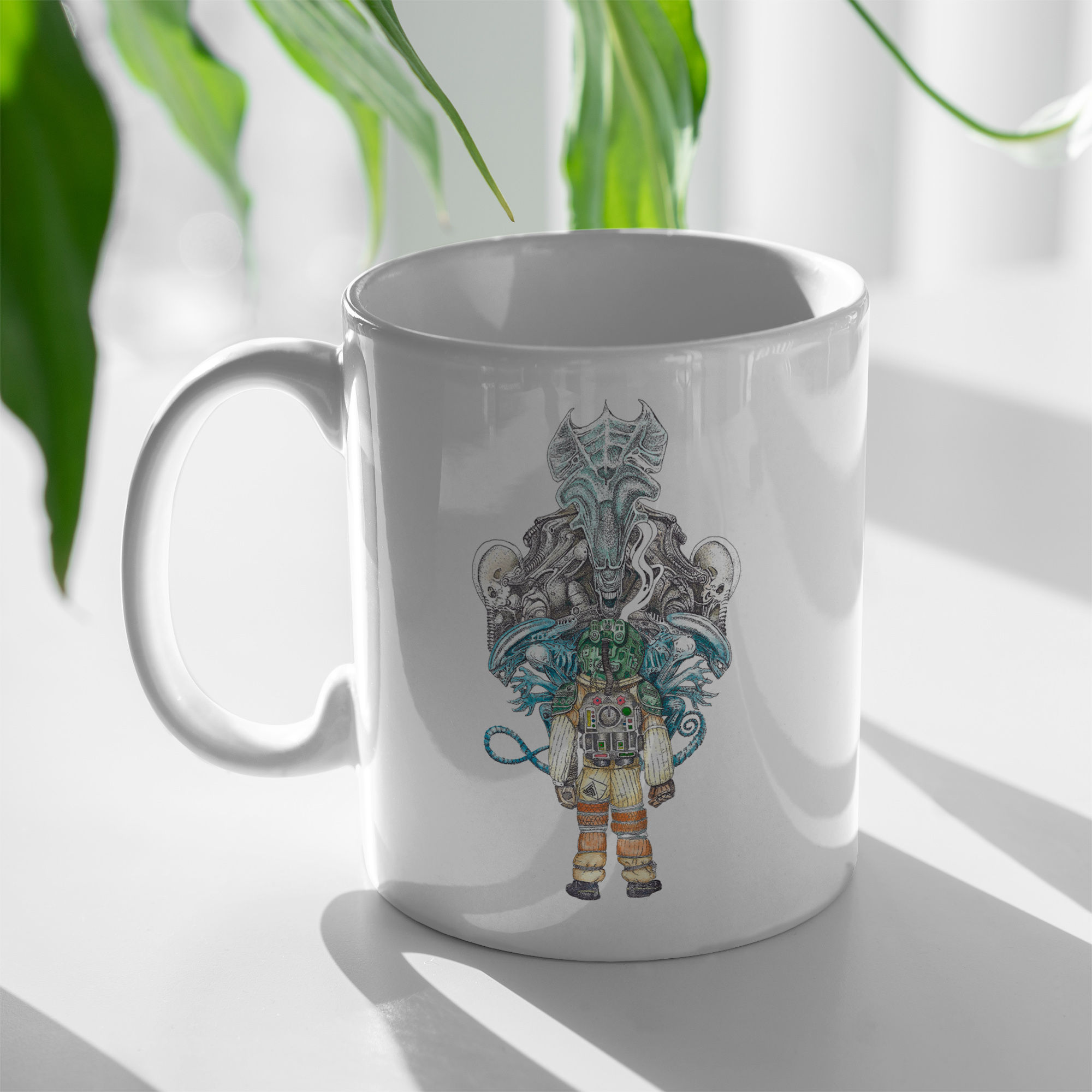 Alien - xenomorph - Ridley Scott - pointillism - film