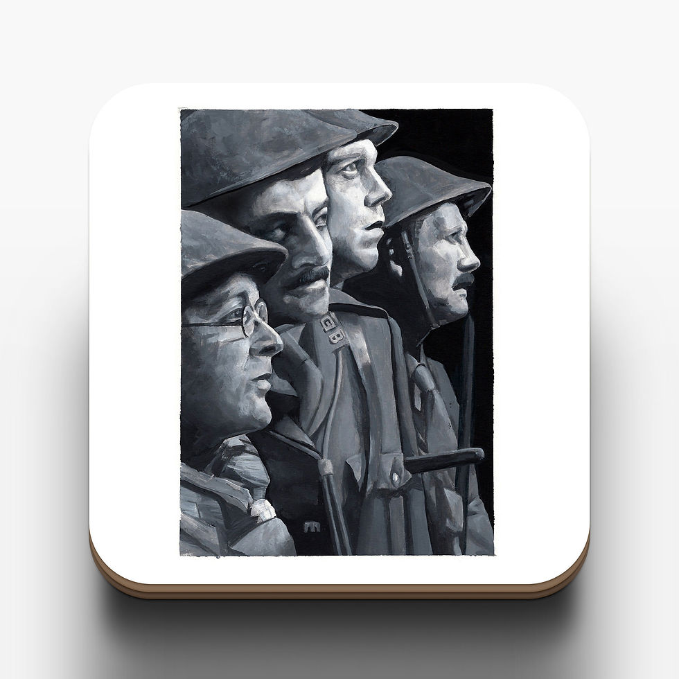 Good luck, everyone - Blackadder Goes Forth: A Fine Art Tribute - Coaster
