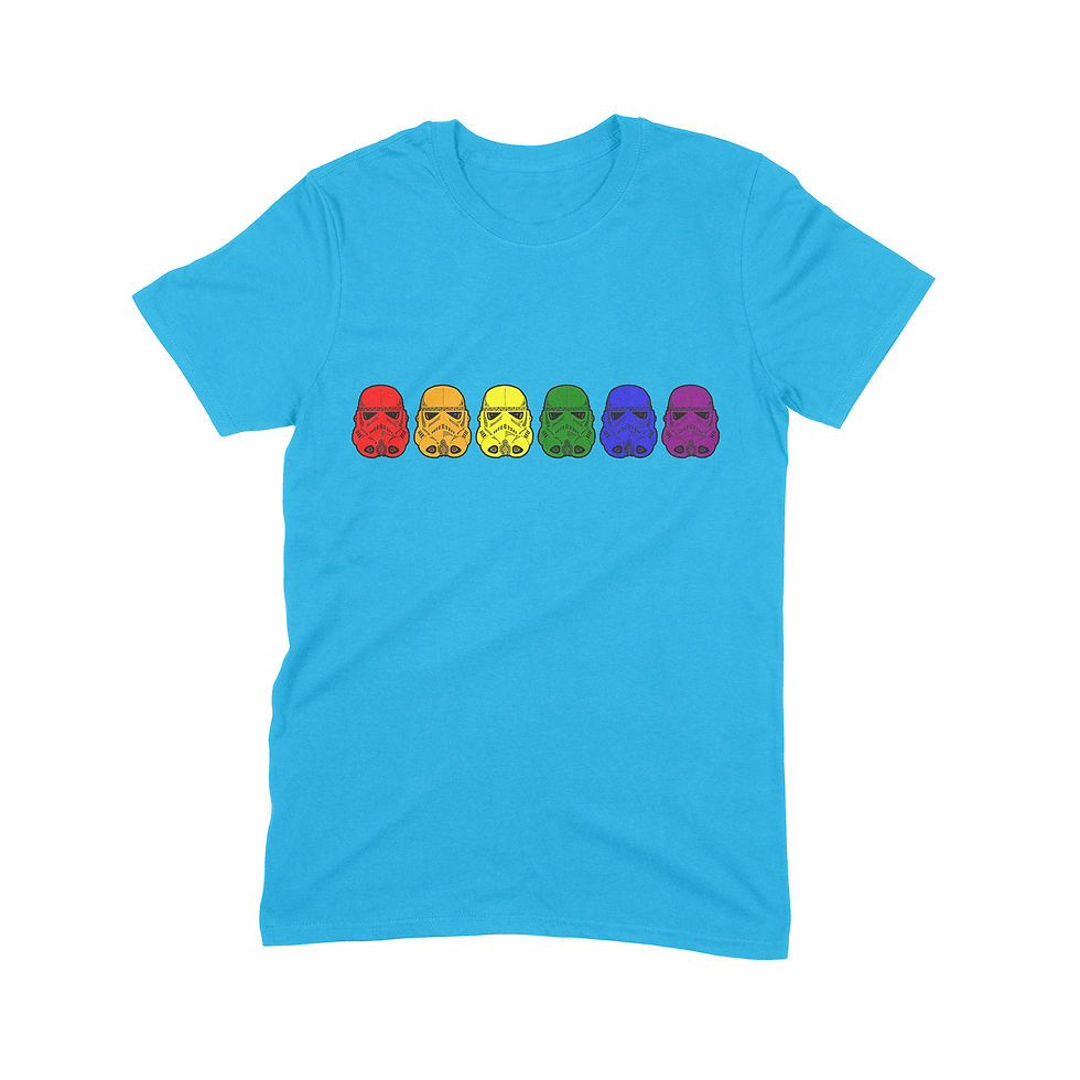 Pride Trooper 77 - Rainbow LGBTQIA plus - Stormtrooper