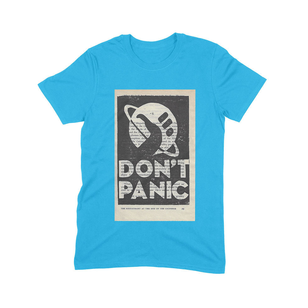 Thumbnail: Don't Panic - Hitchhiker's Guide to the Galaxy - HHG2G - Douglas Adams