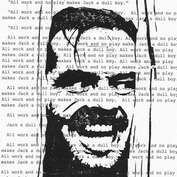 The Shining - Linocut