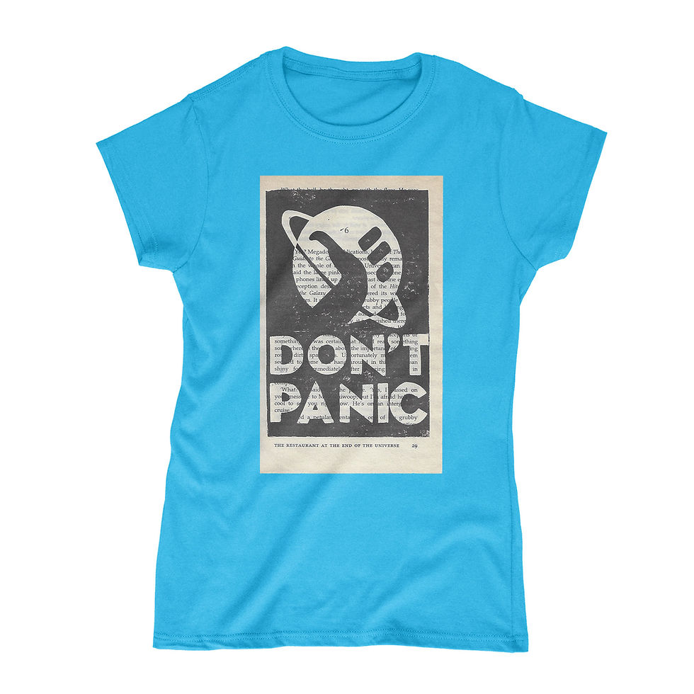 Thumbnail: Don't Panic - Hitchhiker's Guide to the Galaxy - HHG2G - Douglas Adams