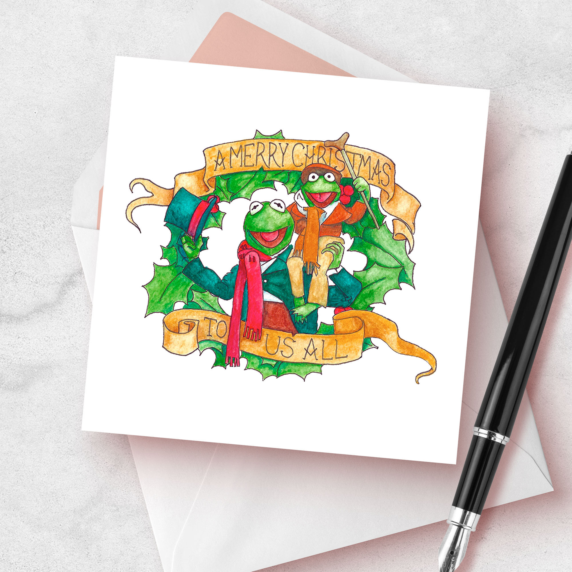 Kermit and Robin Muppets Christmas Carol