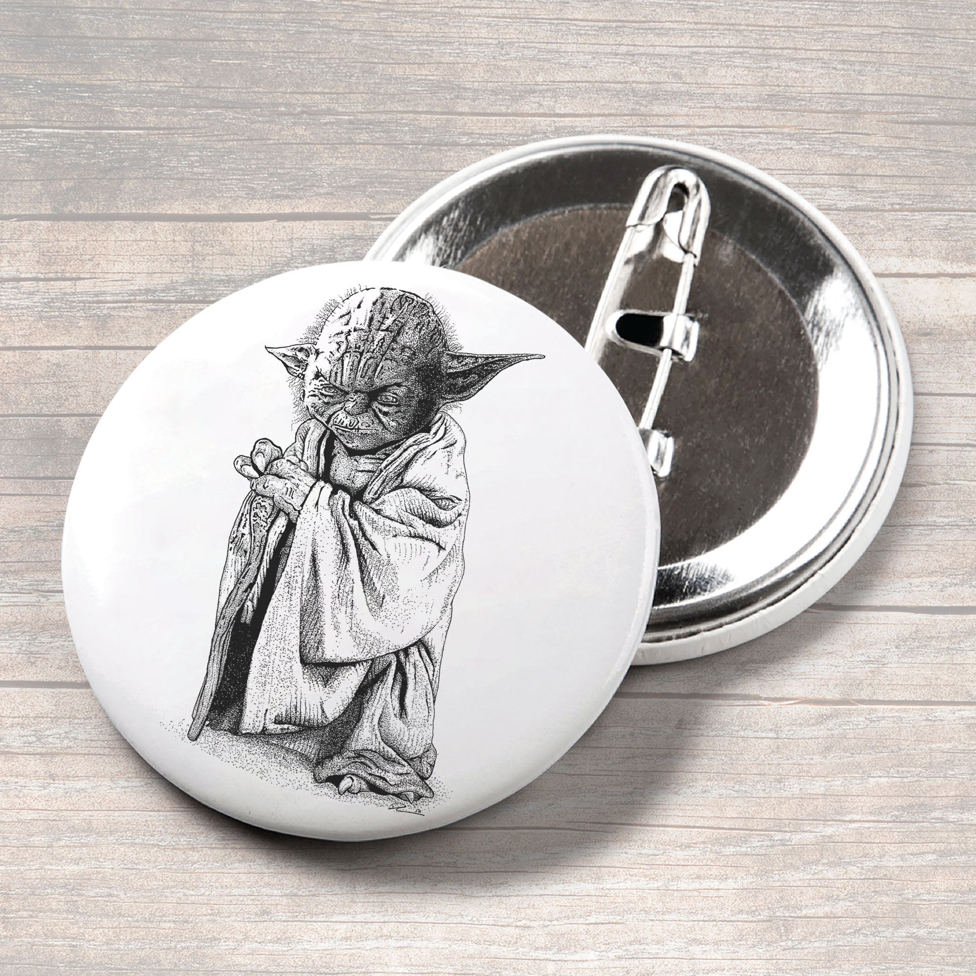 Yoda - Star Wars - Jedi master - pointillism