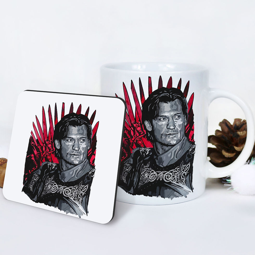 Jaime Lannister - Kingslayer - Nikolaj Coster-Waldau - Mug+Coaster