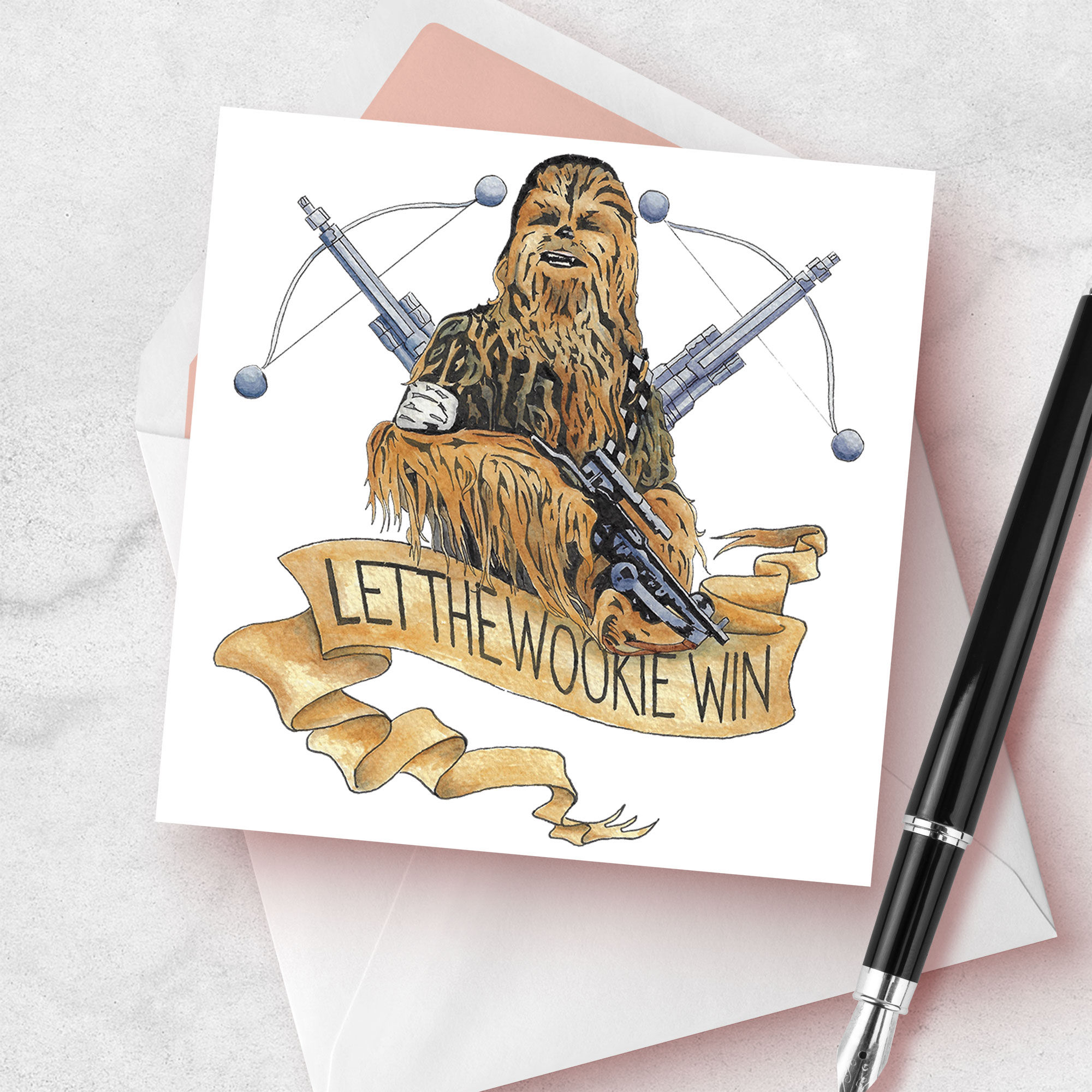 Chewbacca – Let the Wookiee win – Han solo and Chewie - Star Wars