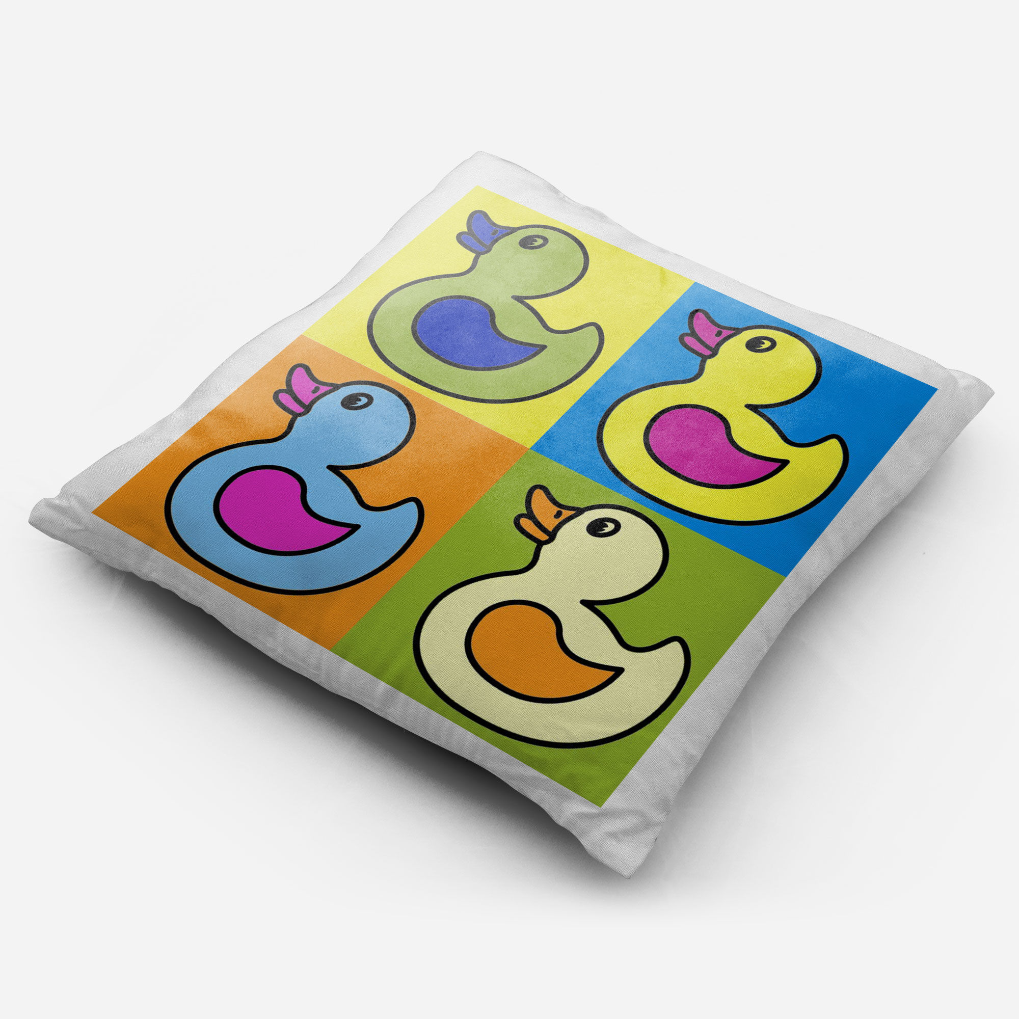 Rubber Duckie you’re the one! - Andy Warhol - Rubber Duck - Cushion