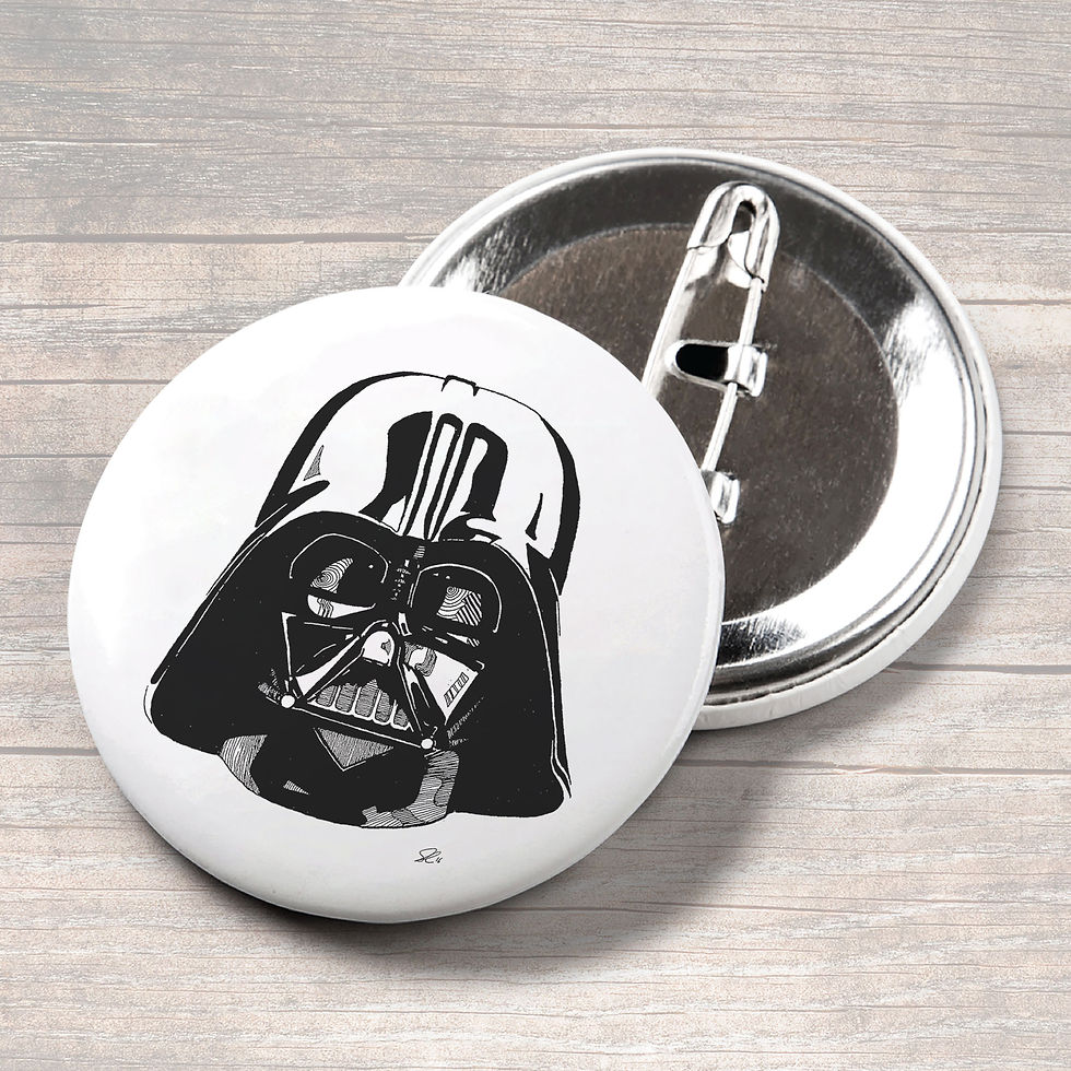 Darth Vader - Sith Lord - Star Wars - pen and ink