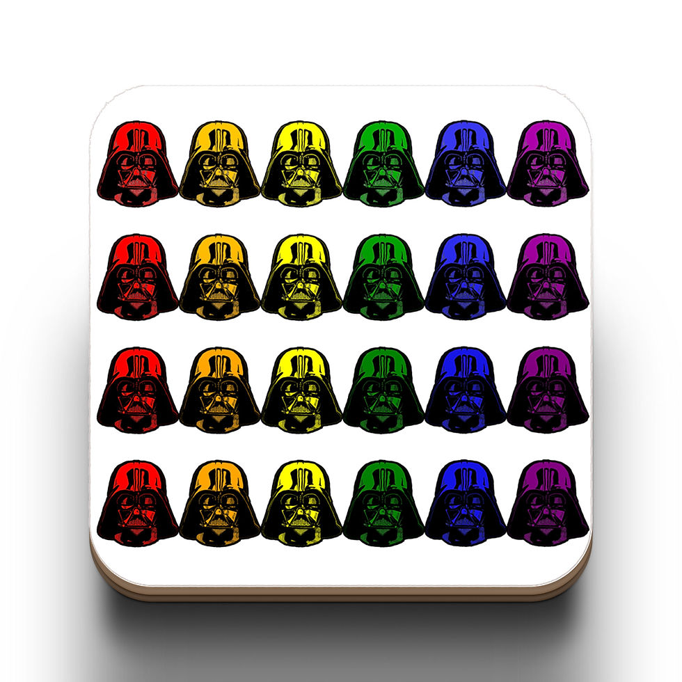 Darth Pride - Darth Vader from Star Wars - Rainbow LGBTQIA plus