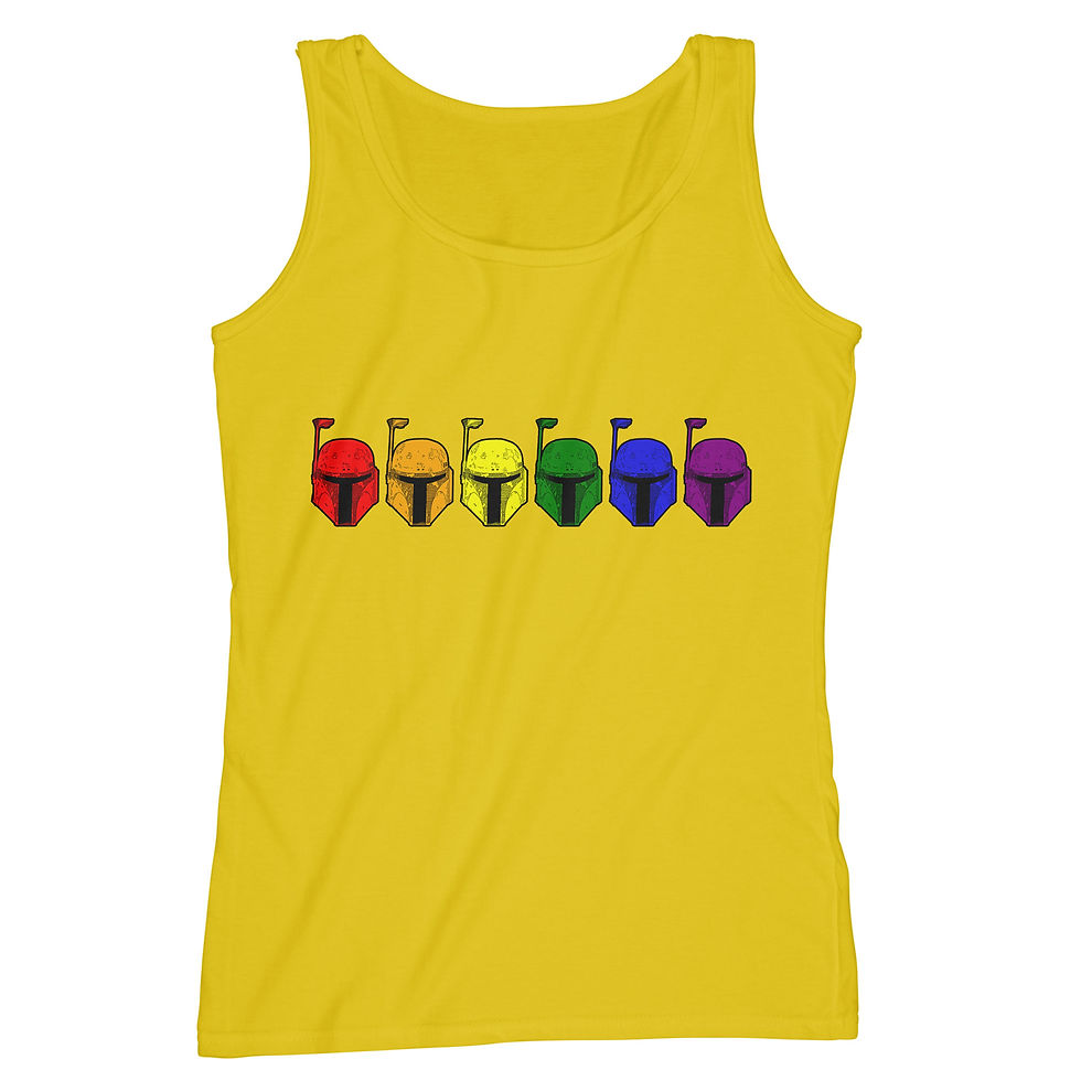 Thumbnail: Boba Fett - Rainbow Pride LGBTQIA plus – Mandalorian Bounty Hunter - Star Wars