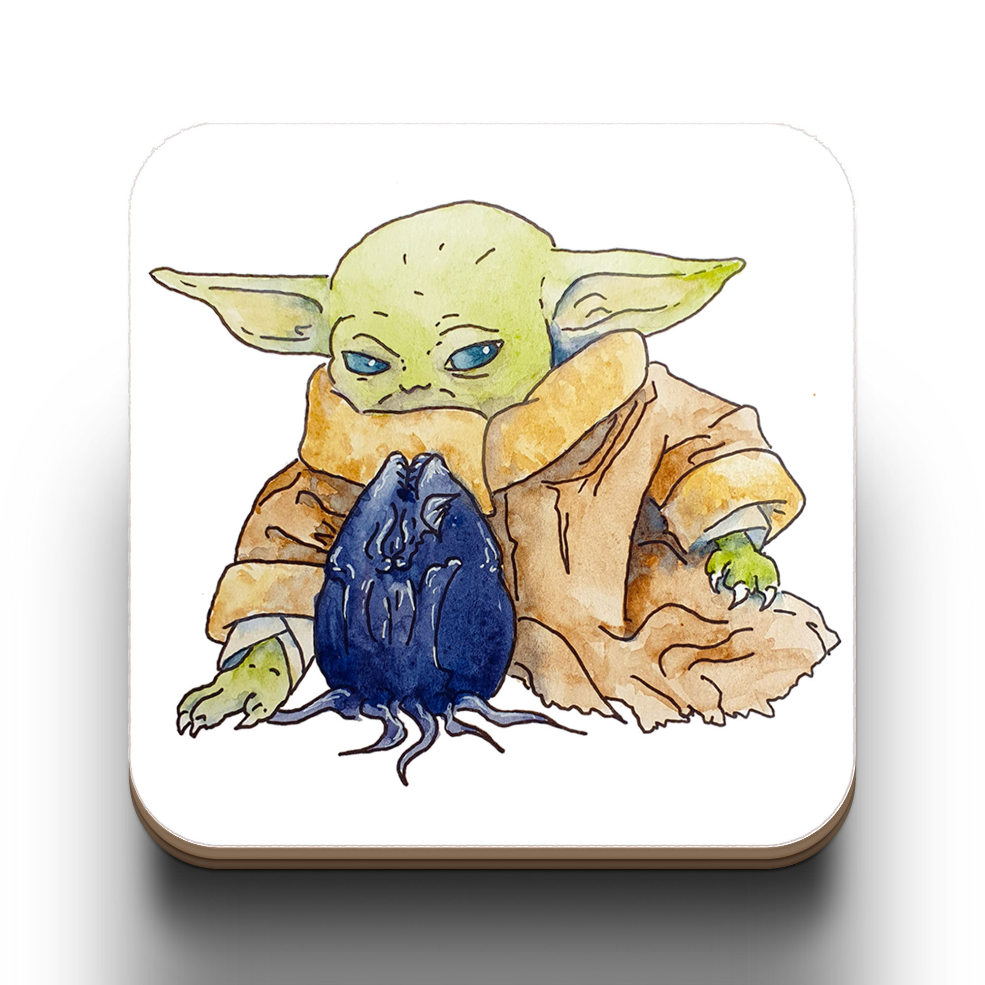 Grogu and Alien egg - Baby Yoda - Mandalorian - Alien Xenomorph - mash up