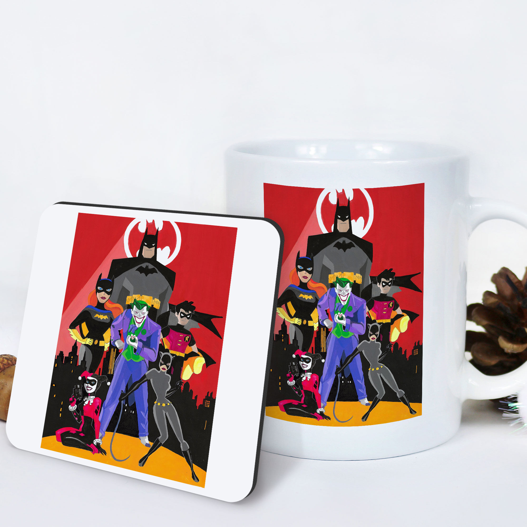 Batman - The Animated Series Comes to Life - Mug+Coaster