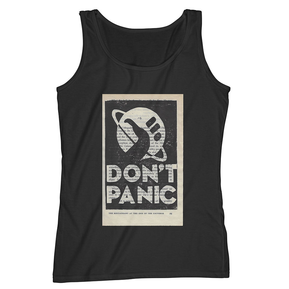 Thumbnail: Don't Panic - Hitchhiker's Guide to the Galaxy - HHG2G - Douglas Adams
