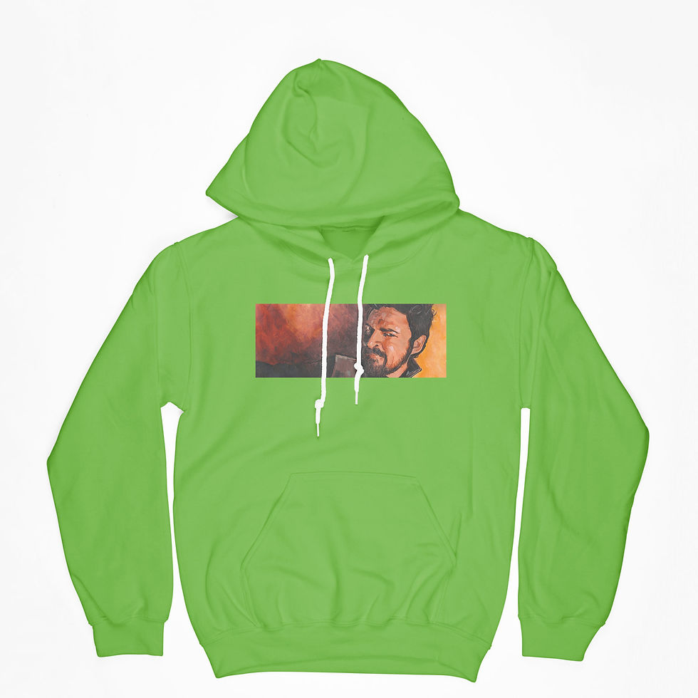 Thumbnail: Diabolical: A Billy Butcher Art Print - Hoodie