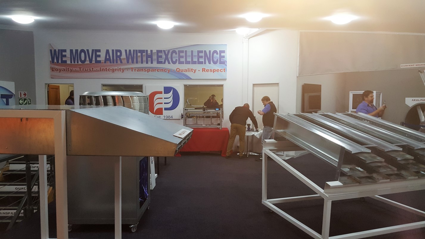 Curvent CURVENT'S SHOWROOM HAS ACTIVE SMOKE VENTILATION SYSTEMS.
