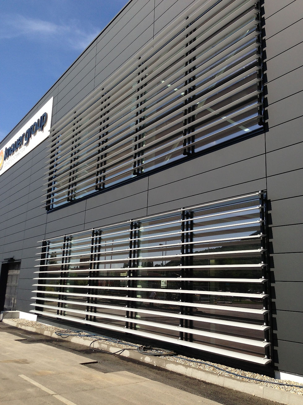 Facades and screening by Curvent 7