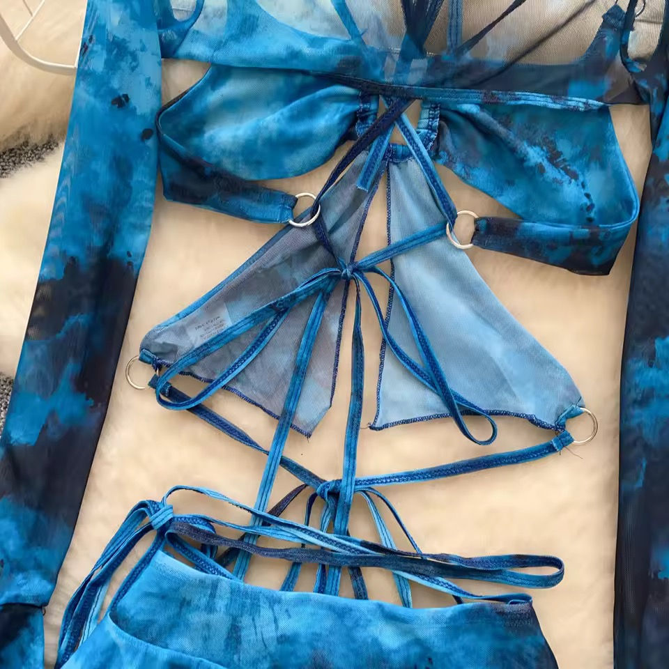 Thumbnail: Blue Fairy Floral Ruffle Matching Set