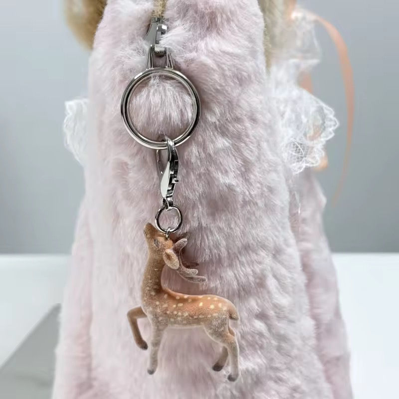 Thumbnail: Lolita Deer Furr Shoulder Tote Bag 