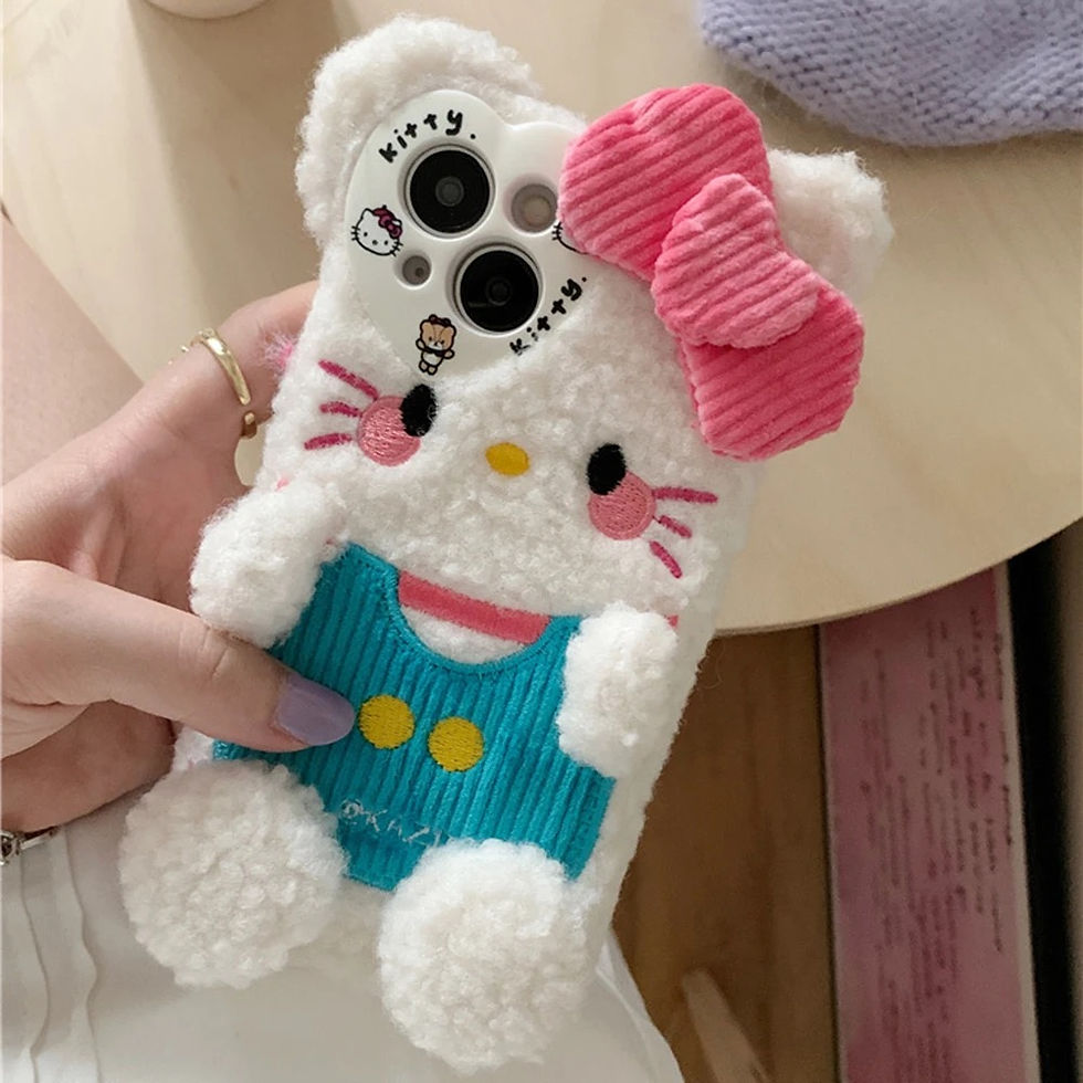 Thumbnail: 3D Hello Kitty Plush Phone Case 
