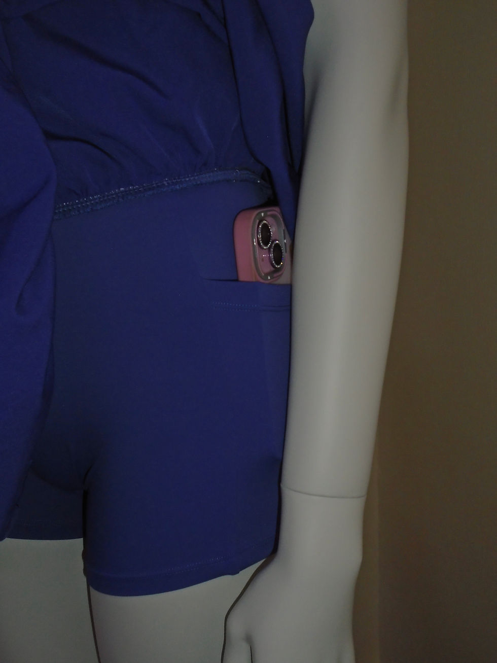 Thumbnail: Cyber 2000s One-Piece Yoga Dress -Blue