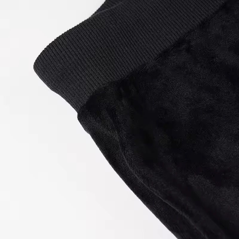 Thumbnail: Y2K Low Rise Black Flare Pants Star Sequin Casual Lounge Pants