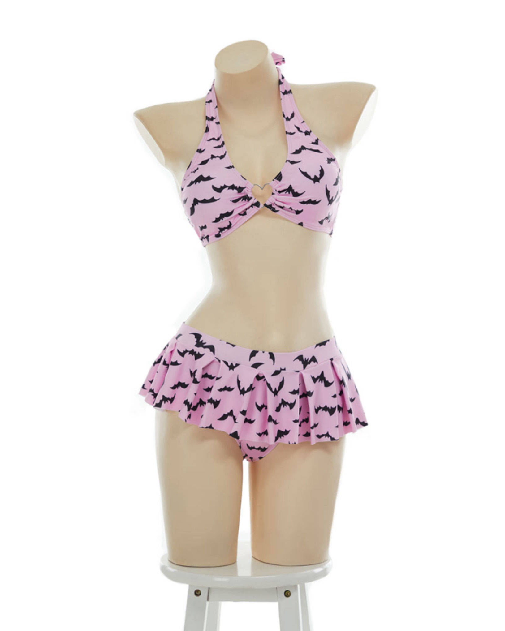 Bat Baby Ruffle Swim Set