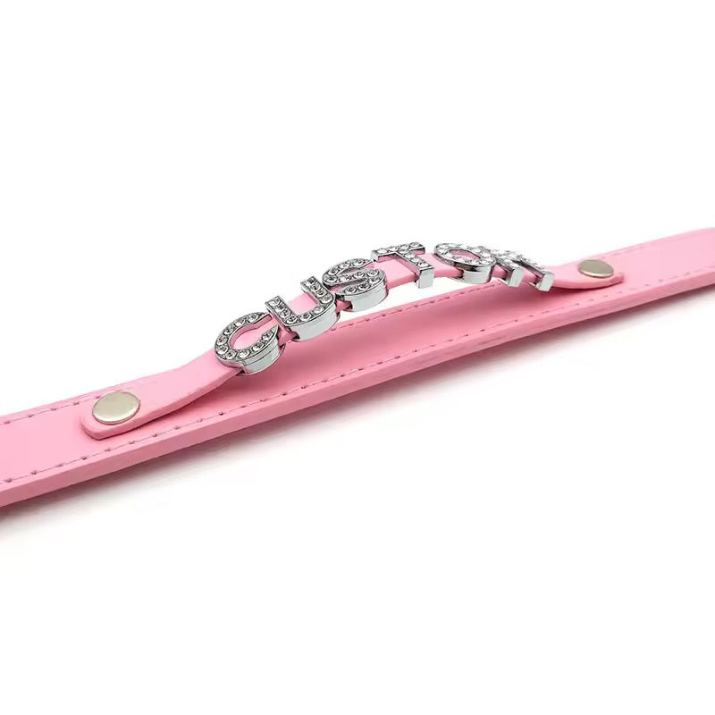 Thumbnail: PU Leather Personalized Cosplay Choker Collar Necklaces for Men & Women 