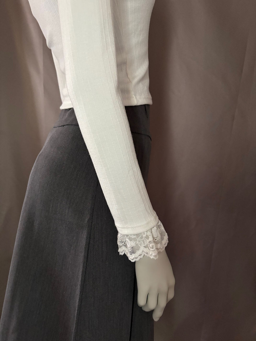 Thumbnail: The Floral White Coquette Top