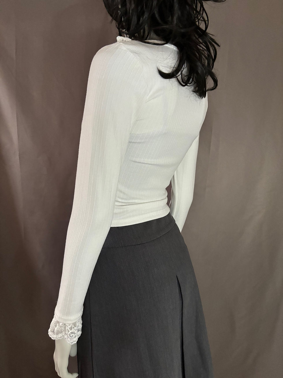 Thumbnail: The Floral White Coquette Top