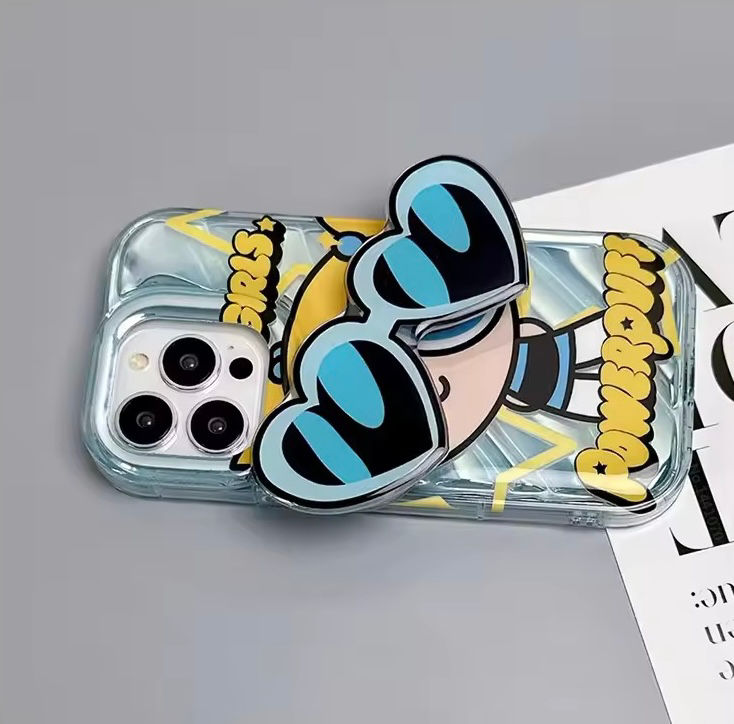 Thumbnail: Powerpuff Girls Phone Case With Sunglasses Holder 