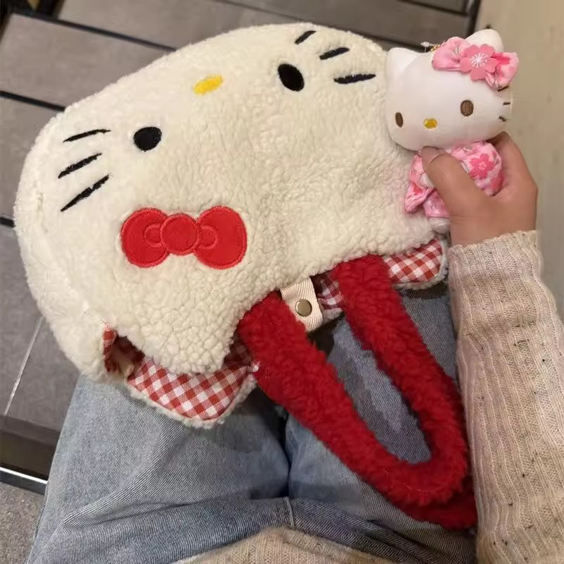 Thumbnail: Winter Red Hello Kitty Tote Bag