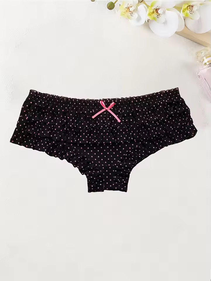 Thumbnail: 4PCS Of Low waisted breathable Panties With Cute Patterns