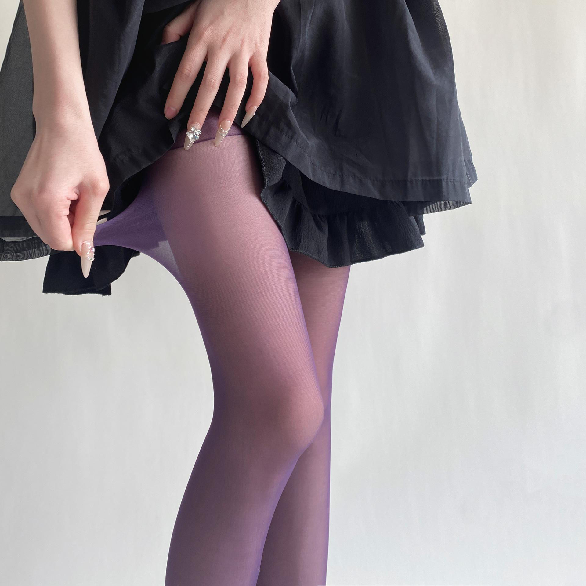 Purple Ultra-thin Tights