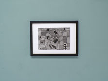 fine art charcoal drawing on paper