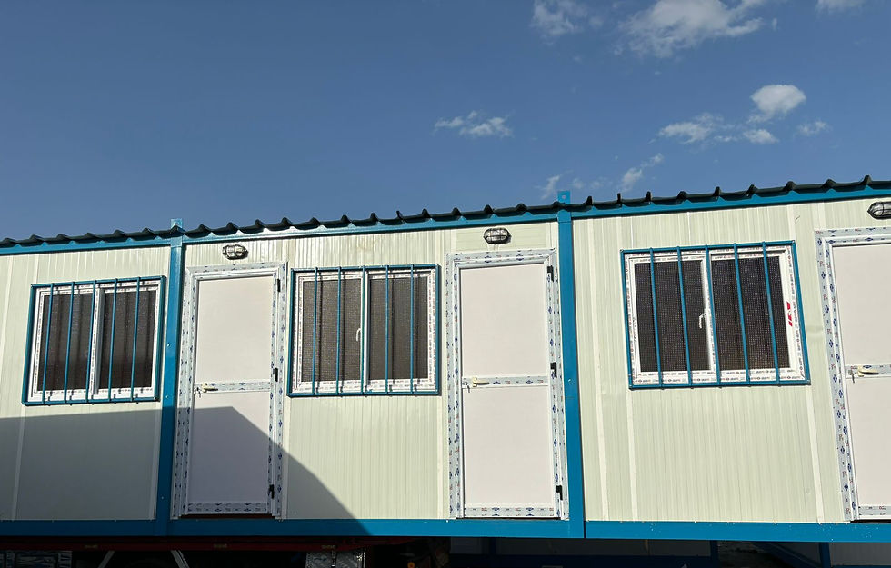 تجهيز الكرفان للتصنيع