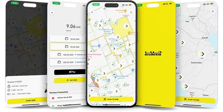 تطبيق تاجير سكوترات