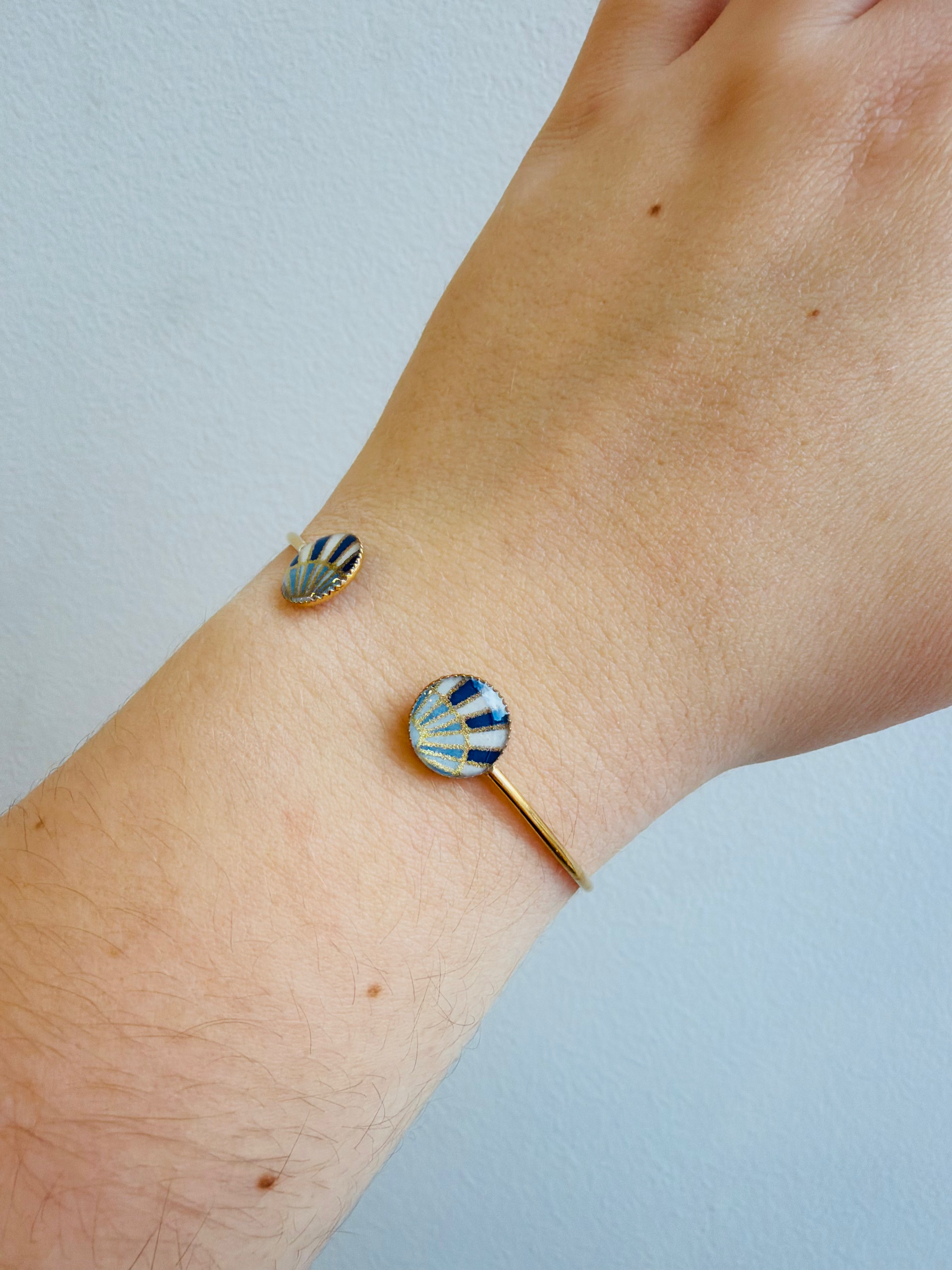 Jonc Ondine - Camaïeu de bleu