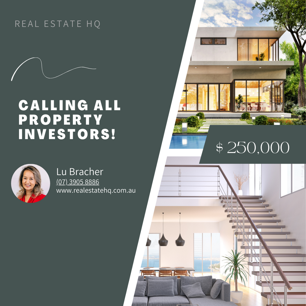 Blue Modern Photo Just Listed Real Estate Social Media
