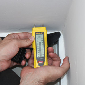 Aferição da umidade das paredes