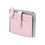 縮圖：ACB006灰色/粉紅色雙色拼皮咭片銀包