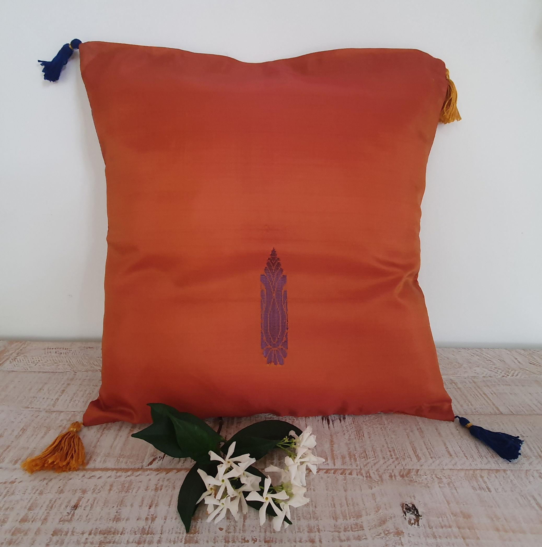 Raw Silk Cushion Cover