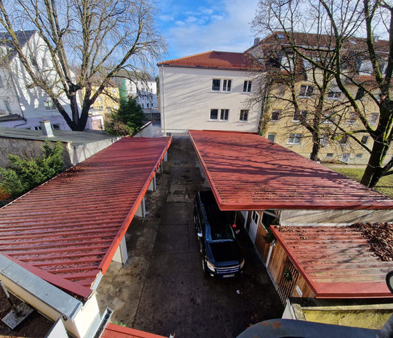 kostenfreier Stellplatz im Innenhof Steinhausers Ferienwohnungen
